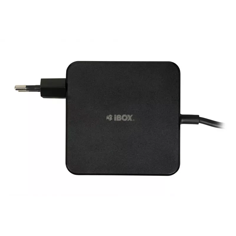 Zasilacz sieciowy IBOX IUZ100TC 19V 3.42A (100W) wyjście USB‑C, kabel 2 m, czarny