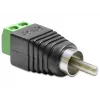 Adapter RCA DeLOCK 65417 Czarny Zielony Srebrny