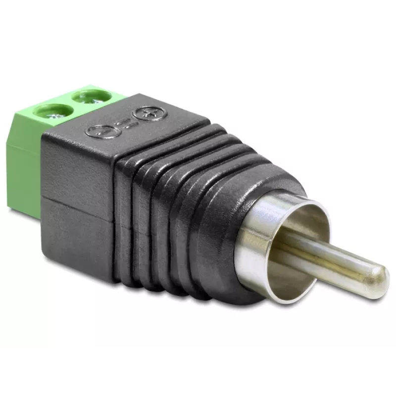 Adapter RCA DeLOCK 65417 Czarny Zielony Srebrny
