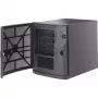 Super Micro Supermicro SC721 TQ-350B - Wieża - Mini-ITX 350 Wat (ATX) - Czarny - USB (CSE-721TQ-350B)