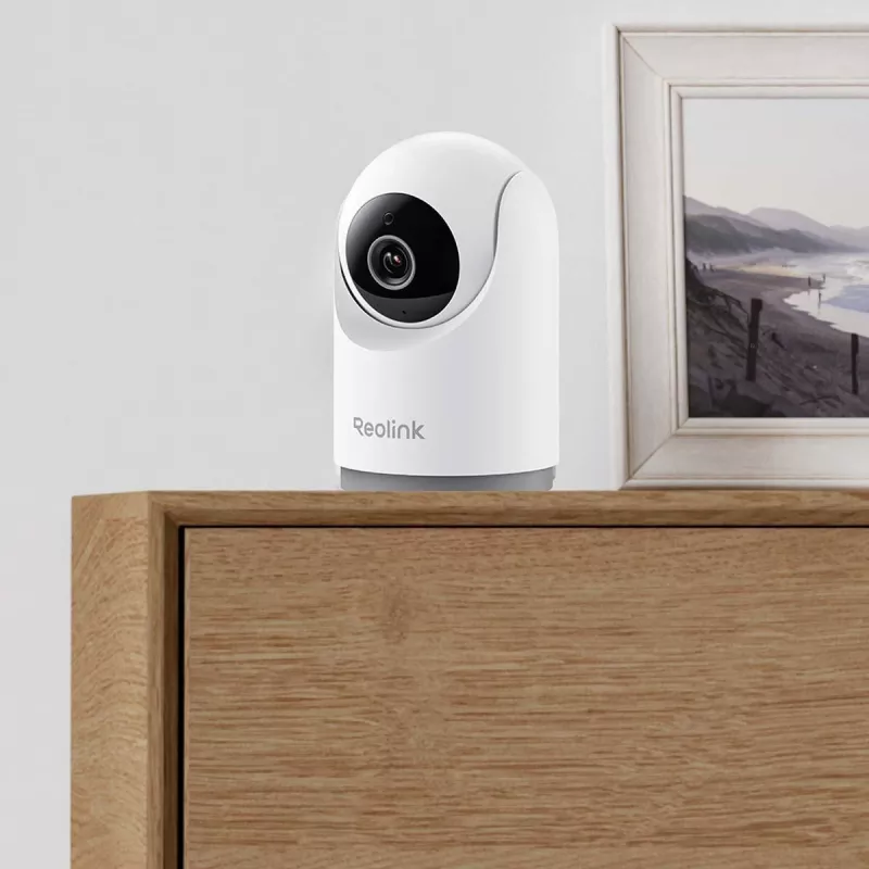 Kamera IP bezpieczeństwa Reolink E Series E321 — Kopułkowa, Wewnętrzna, 2304×1296, 4 mm, Bezprzewodowa, Montaż sufitowy/ścienny/biurkowy