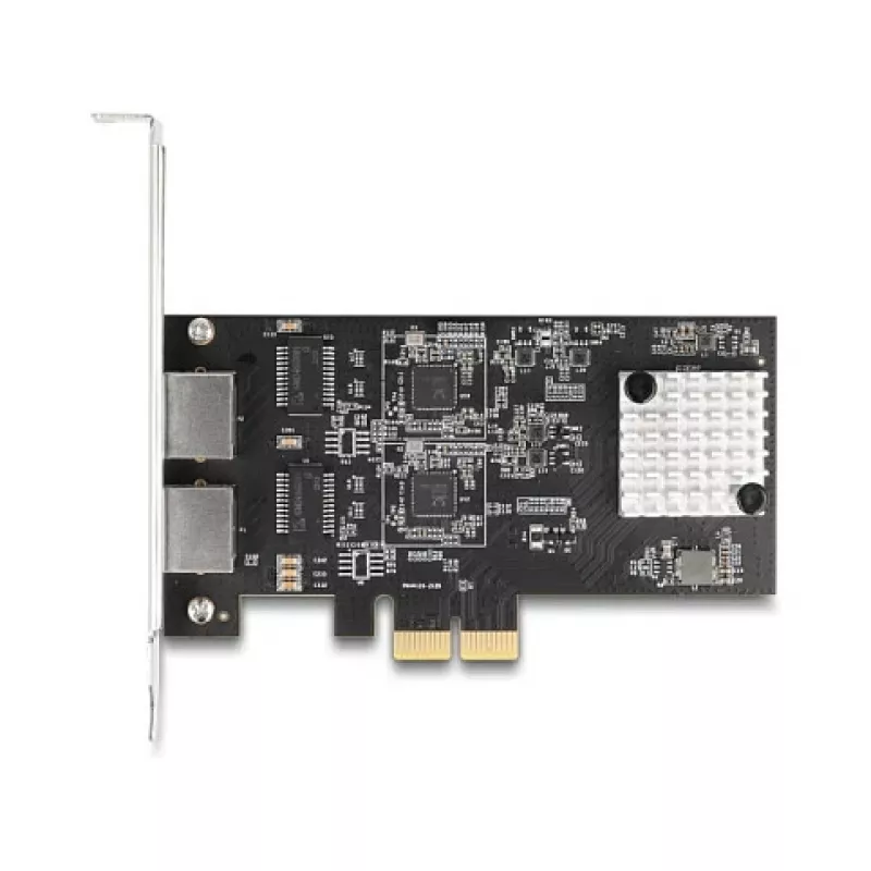 DeLOCK 81261 karta sieciowa PCI Express x2, 2 x RJ45 5 Gigabit LAN