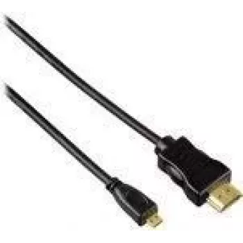 Hama HDMI 2m kabel HDMI HDMI Typ A (Standard) HDMI Typ D (Micro) Czarny