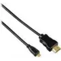 Hama HDMI 2m kabel HDMI HDMI Typ A (Standard) HDMI Typ D (Micro) Czarny