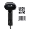 Ręczny czytnik kodów kreskowych QOLTEC 50863 — skaner 1D/2D, przewodowy USB, sensor LED, czarny, 5V, kabel 1,8 m