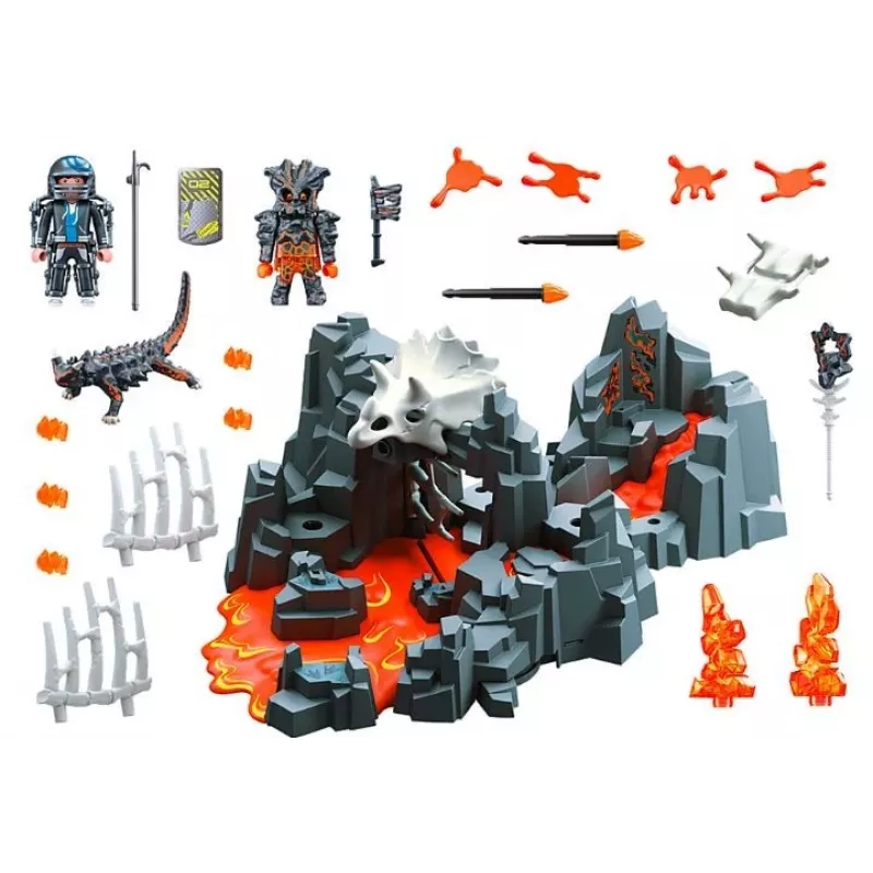 Zestaw Playmobil 70926 Strażnik Kopalni Lawy 5-10 lat Wielokolorowy