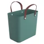 Torba rotho Albula zielony 25 L z plastiku z recyklingu, 340×235×400 mm, maks. obciążenie 40 kg