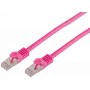 kabel sieciowy ShiverPeaks BS75511-0.5M magenta Cat7 S/FTP