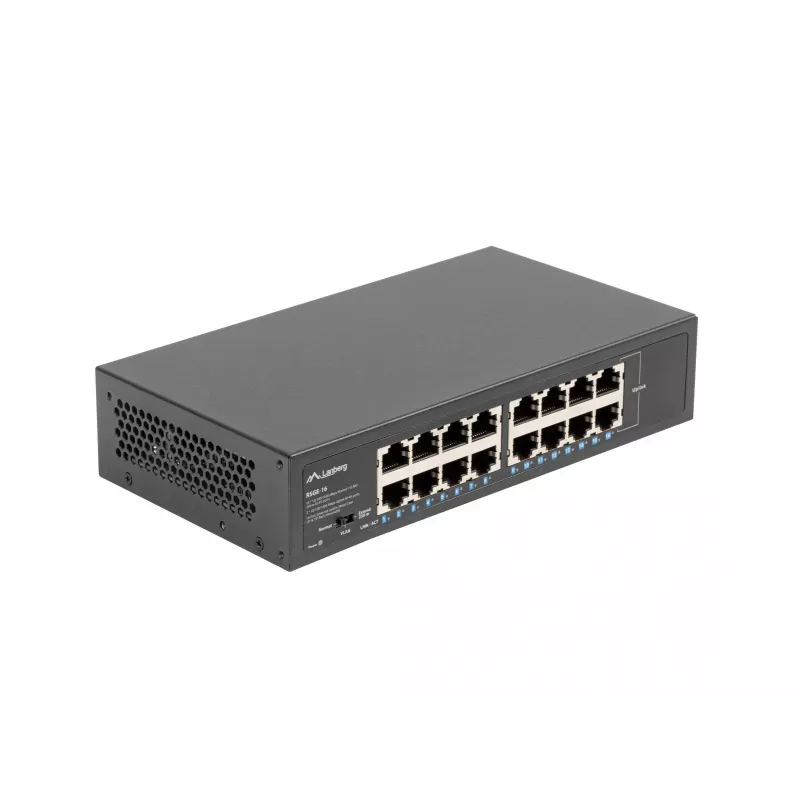 Przełącznik Lanberg RSGE-16 Rack 10/19 (16 portów 1Gb)