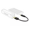 Kabel ładujący DeLOCK USB Type-A na USB Type-C 15 cm czarny