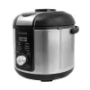 Rice cooker GASTROBACK Rice Control Low Carb & Steam, 3 L, 450 W, czarny/stal nierdzewna