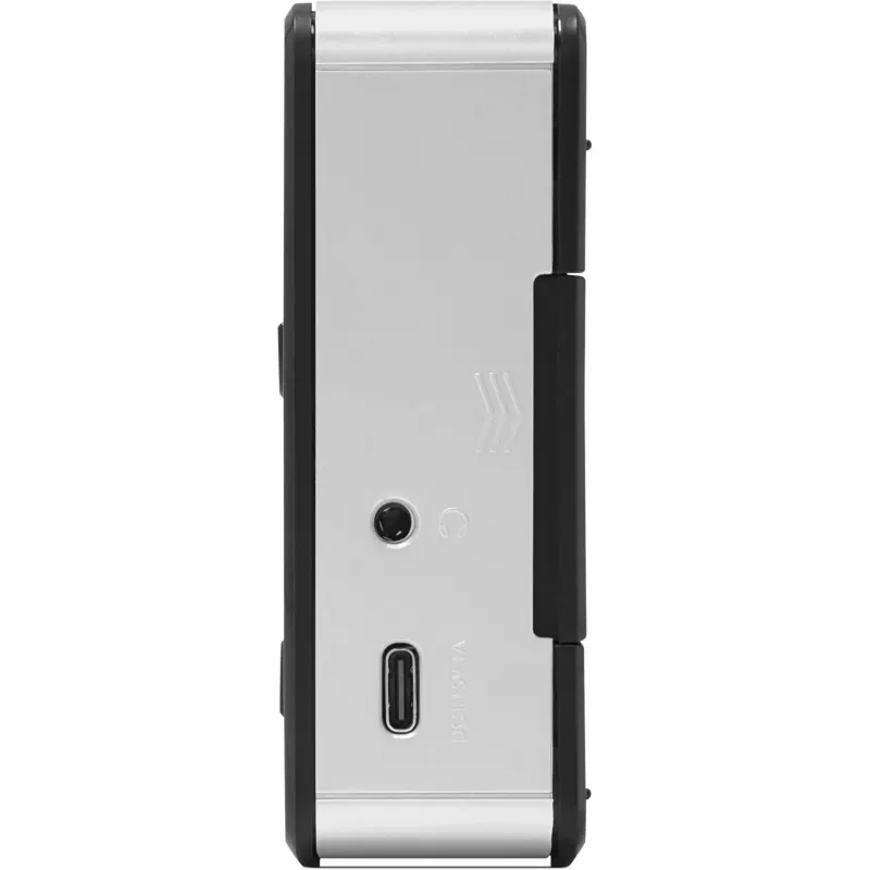 Przenośne radio TECHNISAT DIGITRADIO 1 A — DAB+/FM, wyświetlacz OLED, USB-C, słuchawki 3,5 mm, 1 W, czarny/srebrny