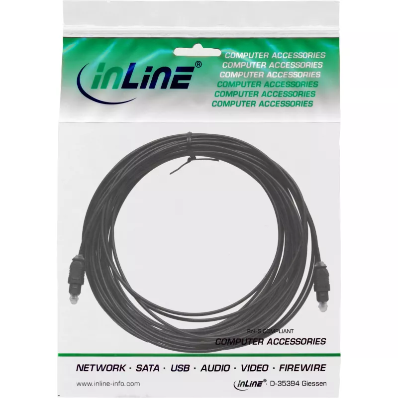 Microconnect TT6150BKAD kabel audio 15 m TOSLINK Czarny