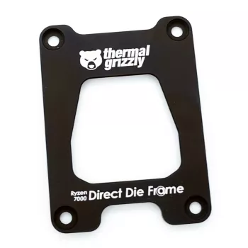 Thermal Grizzly Ryzen 7000 Direct Die Frame | Thermal Grizzly | Ryzen 7000 Direct Die Frame | Czarny | Nie dotyczy