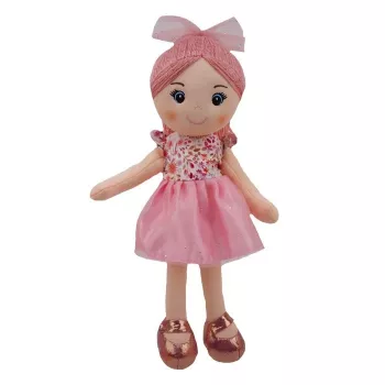 TULILO Julia, szmaciana lalka 35 cm, miękka zabawka materiałowa dla dzieci