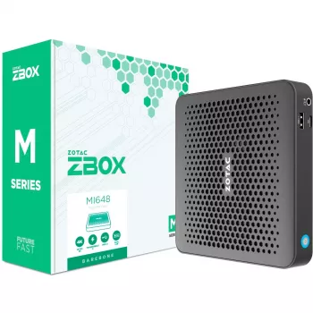 Zotac ZBOX edge MI648 0.64L sized PC Czarny i5-1340P 1.9 GHz