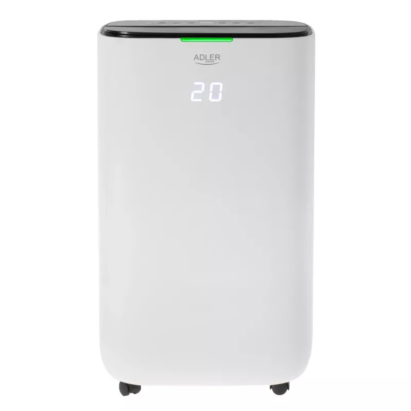 Adler 2-w-1 Osuszacz powietrza i oczyszczacz powietrza | AD 7863 | Moc 420 W | Do pomieszczeń do 140 m3 | Pojemność zbiornika na wodę 6,5 L | Biały