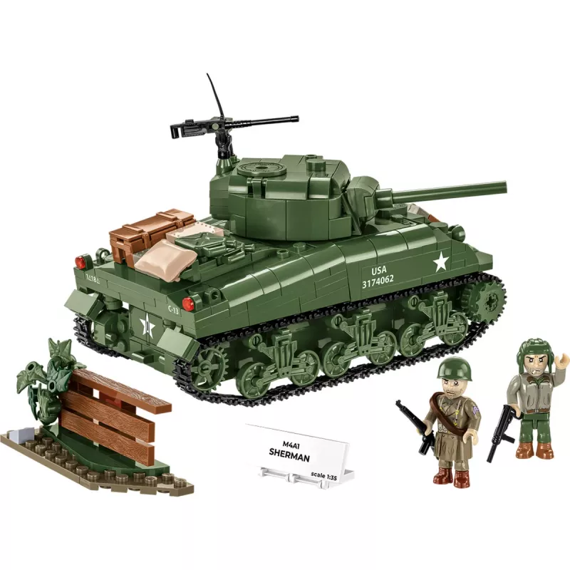Klocki M4A1 Sherman 663 elementy