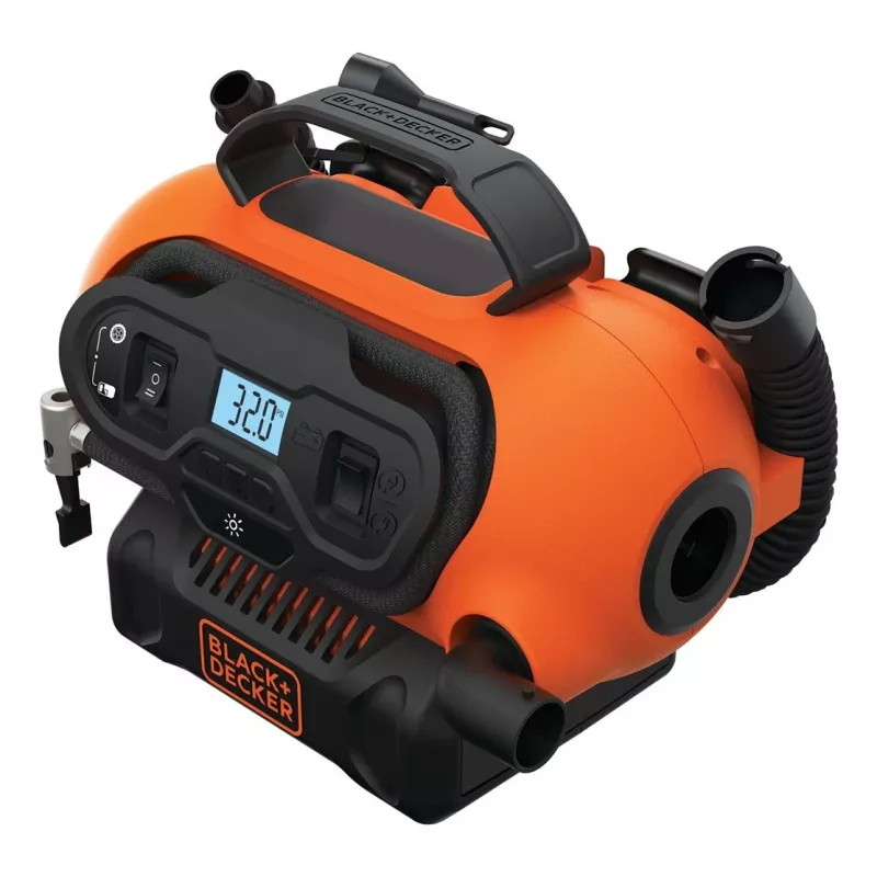 Kompresor powietrza Black & Decker BDCINF18N-QS 160 l/min AC/Zapalniczka samochodowa
