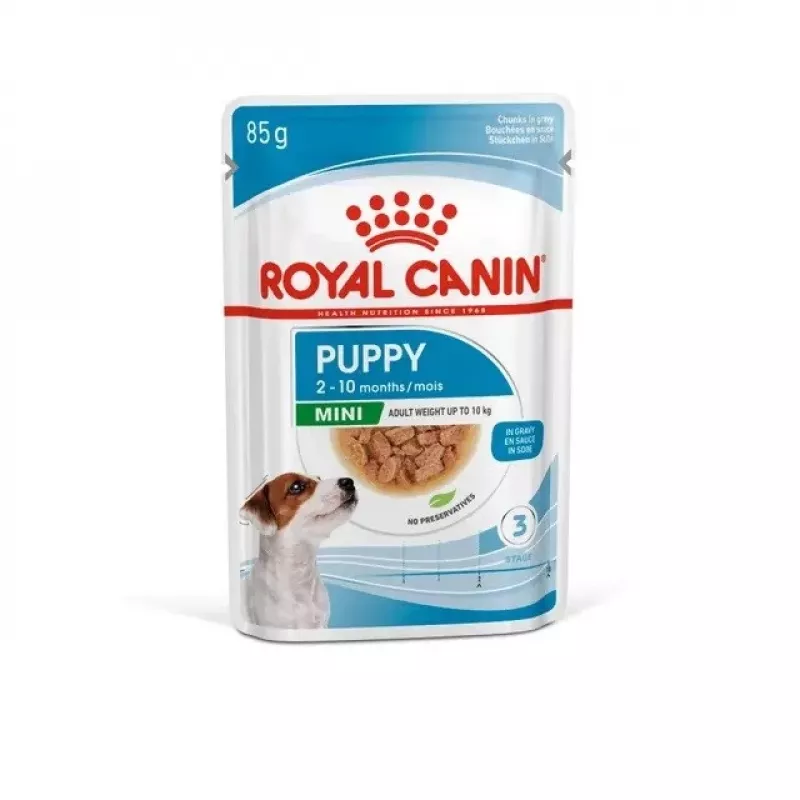 ROYAL CANIN SHN Mini Puppy w sosie - mokra karma dla szczeniąt - 12X85g