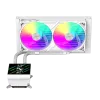 Chłodzenie cieczą CPU Gamemax | GLACIER 240 LCD WH | Intel, AMD