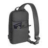 Torba crossbody Tomtoc Navigator-T24 S — czarna, kompaktowa do codziennego noszenia