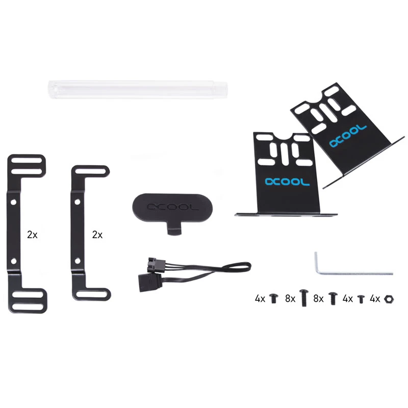 Pompa i zbiornik Alphacool 15381 Akryl Aluminium Plastik Czarny Przezroczysty