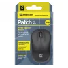 Mysz optyczna przewodowa DEFENDER PATCH MS-759 USB Type-A, oburęczna, 1000 DPI, czarna