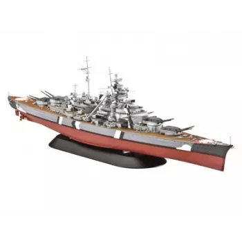 Model okrętu wojennego Revell Bismarck Zestaw do składania 1:700