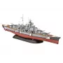 Model okrętu wojennego Revell Bismarck Zestaw do składania 1:700