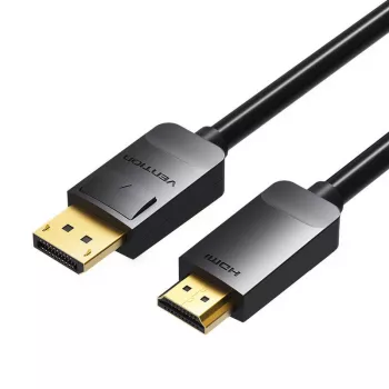 Kabel DisplayPort do HDMI Vention HADBI 3 m, DisplayPort 1.2 do HDMI 1.4, pasywny adapter kablowy