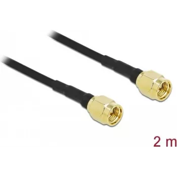 Kabel antenowy DeLOCK wtyk SMA na wtyk SMA LMR/CFD100 2 m