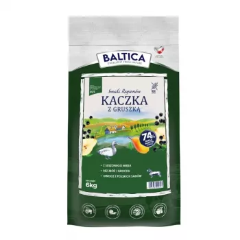 BALTICA regional flavours Small breeds Kaczka z gruszką - sucha karma dla psów - 6kg