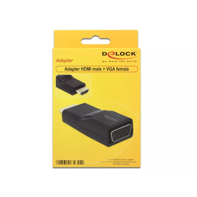 Adapter HDMI/VGA DeLOCK 65655