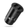 Ładowarka samochodowa everActive CC-25C 2x USB-A + USB-C, 12W, zasilacz USB do samochodu
