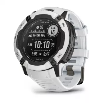 Garmin Instinct 2X Solar 2.79 cm (1.1) MIP 50 mm Cyfrowy 176 x 176 pikseli Ekran dotykowy Biały GPS (satelitarny)