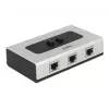 Hub DeLOCK 87673 1000 Mbit/s Czarny Szary