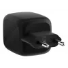 Szybka ładowarka sieciowa Belkin WCH020kqBK, 2× USB-C, uniwersalna kompatybilność, zabezpieczenia zasilania, czarna