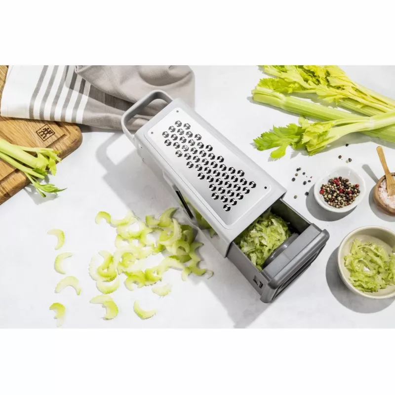 ZWILLING 36610-003-0 tarka ręczna/spiralizer Tarka pudełkowa Szary
