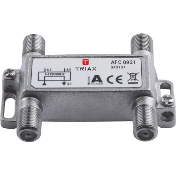 Triax AFC 0921 - 75 Ohm - 5 - 1218 MHz - Srebrny - Żeński - 4,3 dB - Typ F (343131)