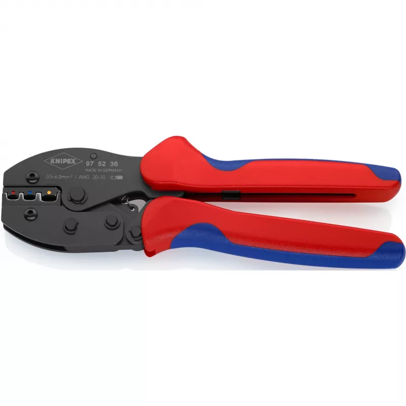 Szczypce do zaciskania Knipex PreciForce L.220mm 0,5-6 (AWG 20-10) mm 487g