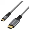 EFB Elektronik Kabel USB-C na HDMI 4K30Hz Szary - Kabel - Cyfrowy/Dane (USB-HDMI-00001)