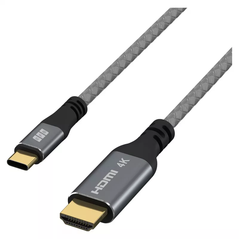 EFB Elektronik Kabel USB-C na HDMI 4K30Hz Szary - Kabel - Cyfrowy/Dane (USB-HDMI-00001)