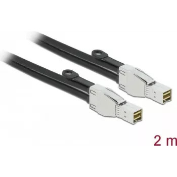 Kabel PCI Express DeLOCK Mini SAS HD SFF-8674 do SFF-8674 2 m