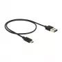 Kabel USB DeLOCK 83845 USB 2.0 0,5 m USB A Micro-USB B Czarny