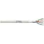 LogiLink EconLine - Kabel w zwoju - 100 m - SFTP, PiMF - CAT 6 - wytrzymały - Szary