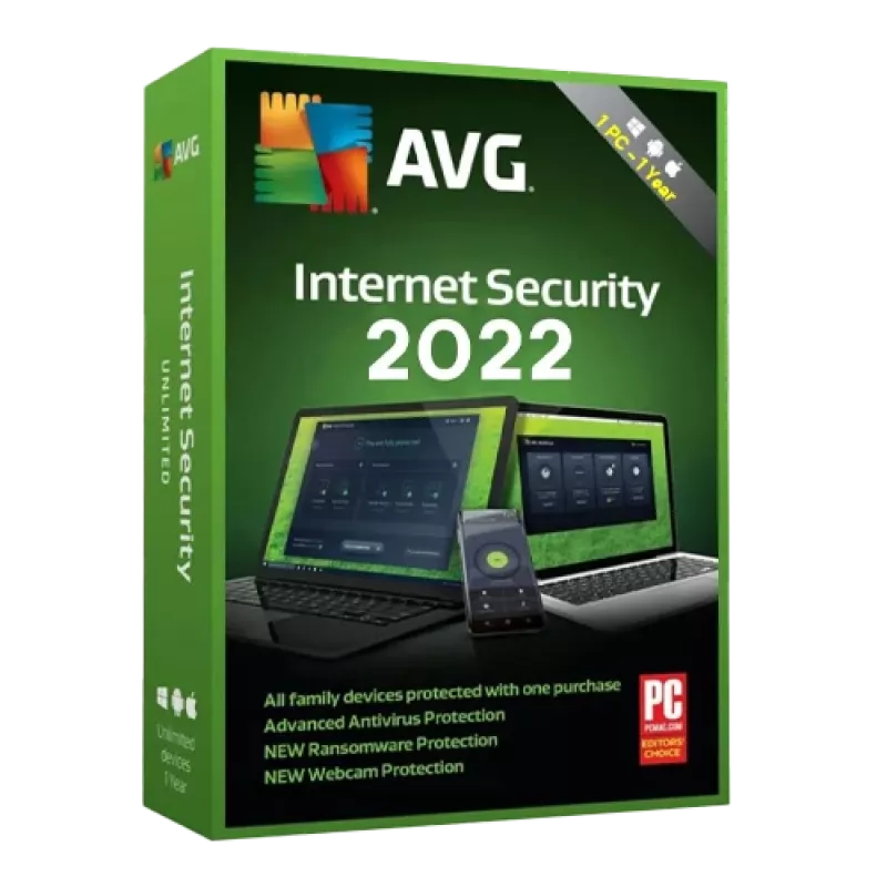 AVG Internet Security | 1 PC | 1 Rok (Tylko Windows)