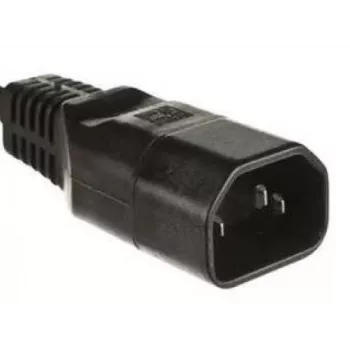 Microconnect C14PLUG adapter wtyczki zasilającej C14 Czarny