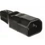 Microconnect C14PLUG adapter wtyczki zasilającej C14 Czarny
