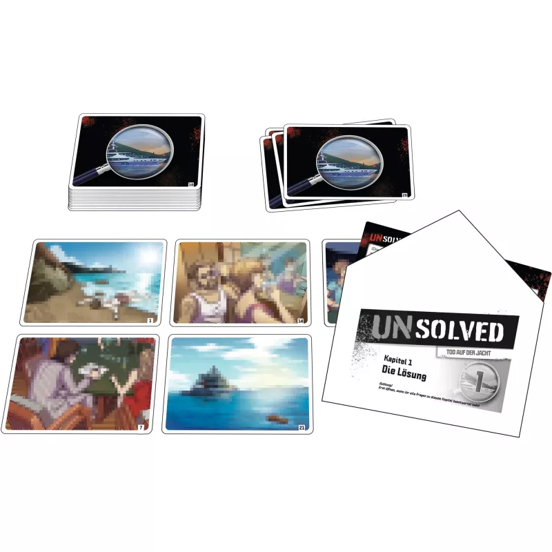 Unsolved - Tod to der Jacht, gra logiczna